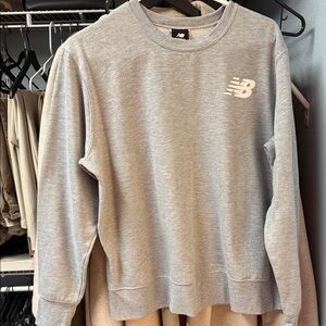 New Balance Classic Gray Crewneck Sweater